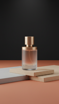 Eau de parfum with abstract iris